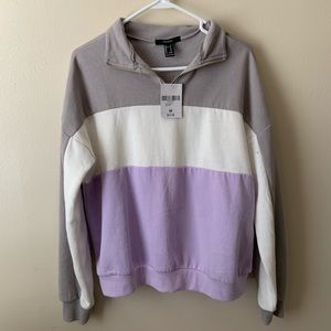 forever 21 quarter zip sweater